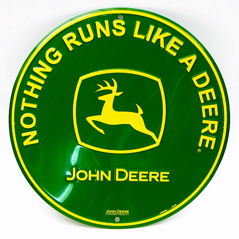 Tin Sign John Deere Nothing Runs Like A Deere Wholesale Drop Ship