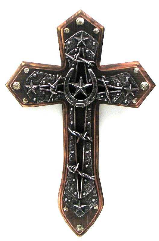Western Rustic Wall Cross Wood Cross Cabin Lodge Home Decor eBay