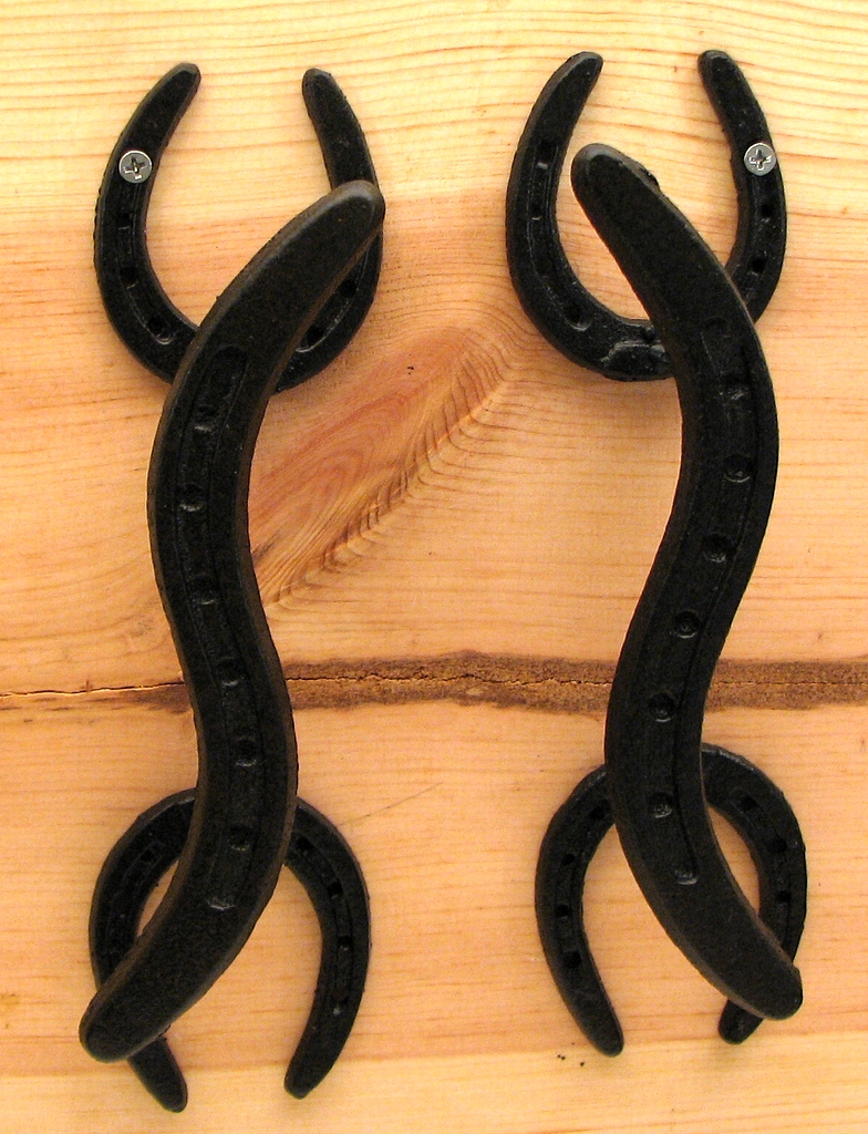 Horseshoe Door Handle Set of 2 Wholesale Drop Ship